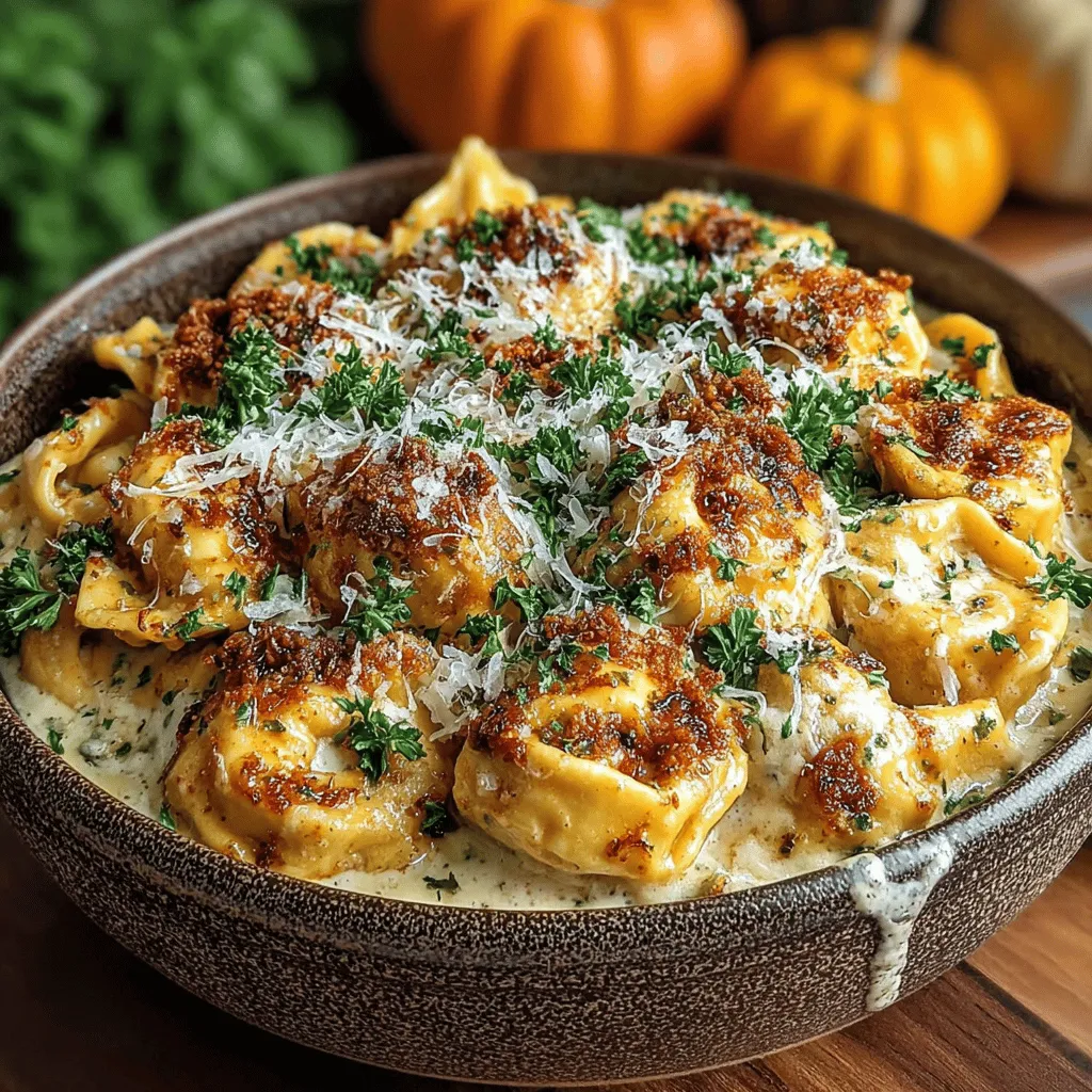 As the leaves begin to change and the air turns crisp, it’s the perfect time to indulge in comforting, seasonal dishes that celebrate the flavors of fall. One such dish is Creamy Pumpkin Alfredo Tortellini – a rich and creamy pasta that combines the warm, earthy taste of pumpkin with the delightful texture of cheese-filled tortellini. This easy-to-make recipe not only satisfies your taste buds but also brings a touch of autumn to your dinner table.