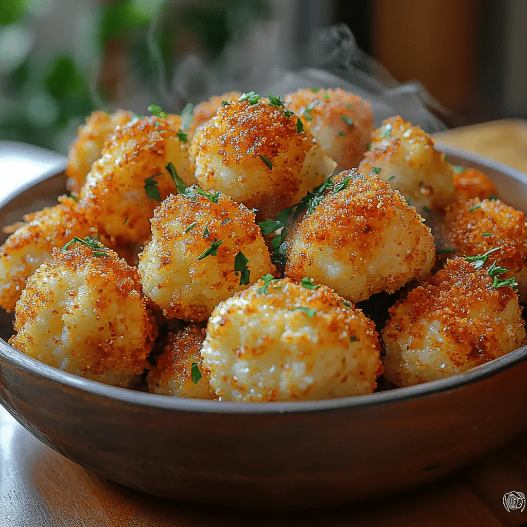 There's something truly magical about the aroma of something crispy cooking in the kitchen. The sizzle, the crunch, and the anticipation of that first bite can elevate any culinary experience. I remember the first time I tried cauliflower bites at a local restaurant. They were served with a zesty ranch dressing, and each bite was a delightful explosion of flavor and crunch. I was instantly hooked! Fast forward to today, and I’ve created my own version that’s not only delicious but also a healthier alternative to traditional fried snacks. Enter the Crispy Ranch Crunch Cauliflower Bites—a dish that’s perfect for game days, movie nights, or even as a satisfying appetizer for gatherings.
