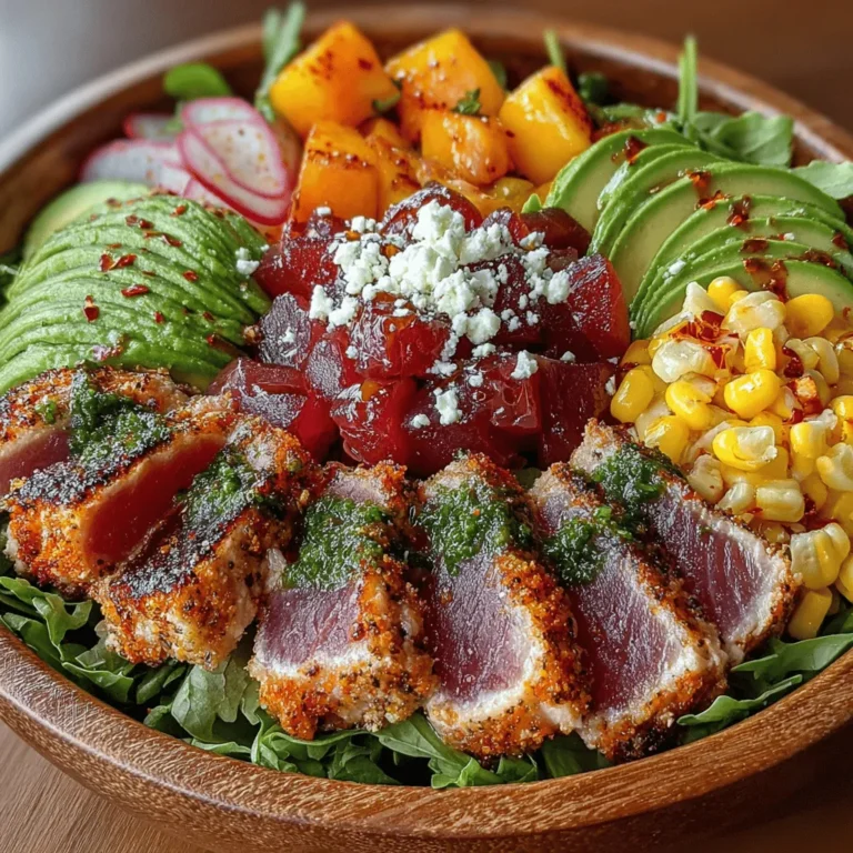 In the fast-paced world we live in, finding meals that are both nutritious and quick to prepare can be a challenge. The Peachy Tuna Delight Bowl stands out as a perfect solution, combining vibrant flavors and healthy ingredients into a delightful dish that is as pleasing to the eye as it is to the palate. This bowl is not just a meal; it’s a celebration of freshness, making it an ideal choice for lunch or dinner, especially when you're short on time but still want to nourish your body with wholesome food.