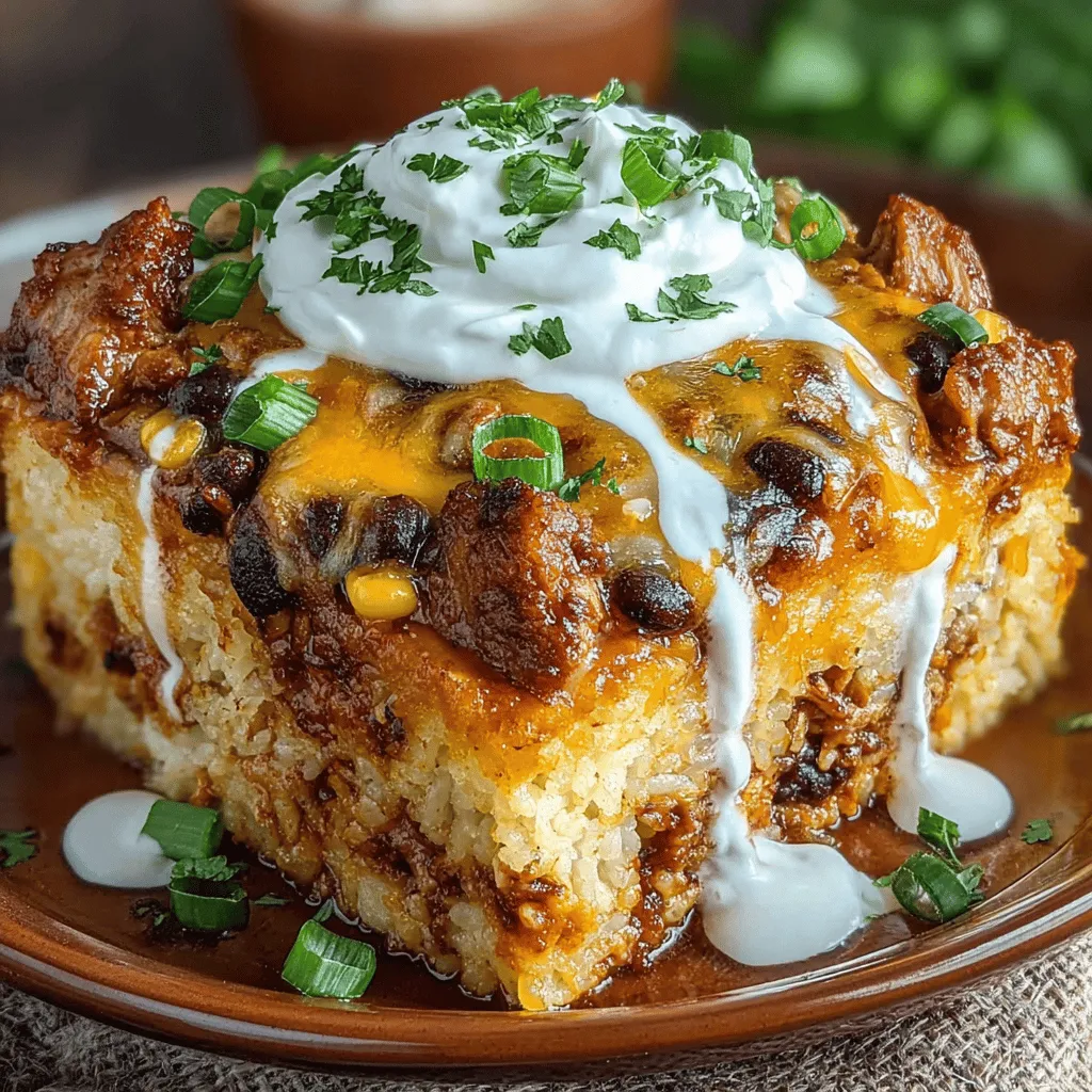 In the fast-paced world we live in, one-dish meals have gained immense popularity for their convenience and ease of preparation. These meals not only save time on busy weekdays but also minimize cleanup, making them a go-to choice for families and individuals alike. Among the myriad of one-dish options, the Creamy Chicken Taco Rice Bake stands out as a comforting favorite that delights the palate while satisfying hunger. This dish combines familiar flavors and textures to create a hearty meal that’s perfect for family dinners or casual gatherings.