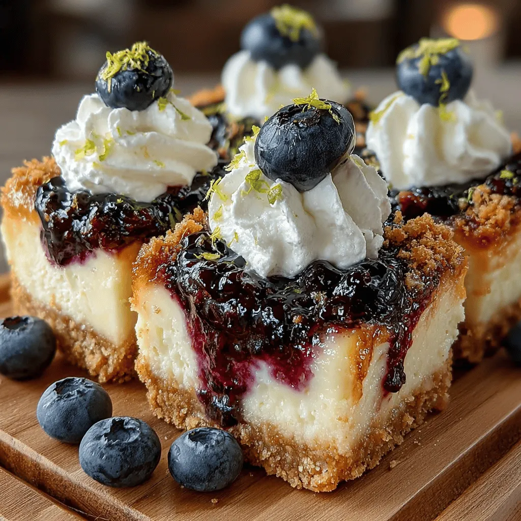To create a delicious base for your Frozen Blueberry Cheesecake Bars, start by preparing the graham cracker crust. This crust is not only flavorful but also provides a delightful crunch that complements the creamy cheesecake filling.