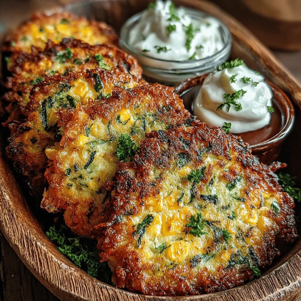 If you're on the hunt for a delightful dish that perfectly marries the flavors of summer with a healthy twist, look no further than Zesty Zucchini Corn Fritters. This vibrant recipe is not only easy to prepare but also showcases the best of seasonal produce, making it an ideal option for those who appreciate fresh and nutritious meals. Whether you’re serving them as a snack, appetizer, or light meal, these fritters are sure to impress with their crispy exterior and tender interior.