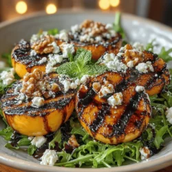 As the summer sun warms the days, there’s nothing quite like the refreshing taste of a Grilled Peach & Arugula Salad. This vibrant dish combines the sweetness of caramelized peaches with the peppery bite of arugula, creating a delightful balance of flavors that perfectly reflects the season. Easy to prepare and incredibly versatile, this salad serves as a light lunch, a sophisticated appetizer, or even a stunning side dish for your next gathering.
