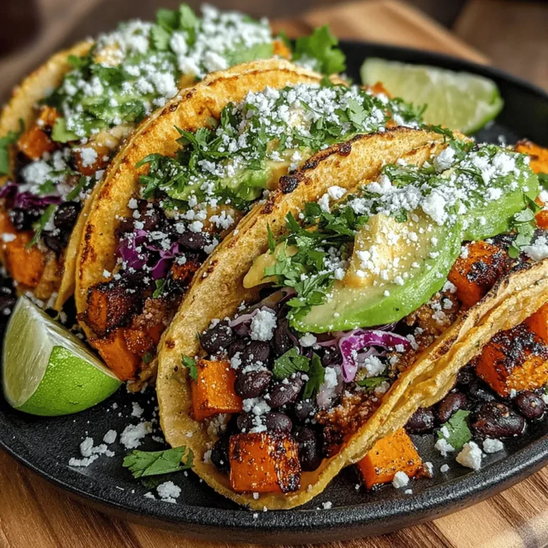 In recent years, plant-based eating has surged in popularity, with more people seeking to incorporate healthier, sustainable options into their diets. The rise in awareness about the environmental impact of meat consumption and the health benefits of vegetarian meals has led many to explore the vibrant world of plant-based cuisine. Among the myriad of delicious options available, Sweet Potato & Black Bean Fiesta Tacos stand out as a flavorful, nutritious choice that is sure to satisfy even the most discerning of palates.