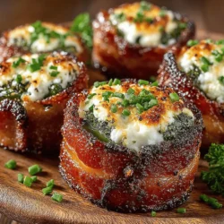 Bacon-wrapped jalapeño cheese bites are a culinary delight that marries the heat of fresh jalapeños with the savory crunch of crispy bacon and the creamy richness of cheese. As a popular choice for appetizers, these bites make a perfect addition to any gathering, whether it's a casual get-together, a festive holiday party, or an exciting game day celebration. The combination of flavors and textures in this dish creates an irresistible snack that is sure to captivate the taste buds of your guests.