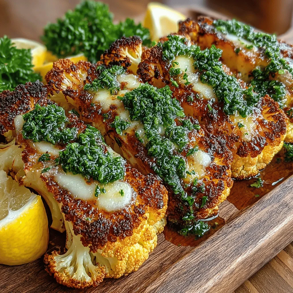 When I first stumbled upon the idea of roasting cauliflower, I was skeptical. I mean, how could a humble vegetable steal the spotlight? But the moment I took my first bite of garlic herb roasted cauliflower steak, I was hooked. The flavors were a delightful symphony that danced across my palate, and I knew I had discovered a dish that would not only impress my family and friends but also become a staple in my kitchen. This recipe is not just about food; it's about creating memories and sharing delicious flavors that bring people together. So, let’s dive into this flavorful journey and learn how to prepare your very own garlic herb roasted cauliflower steak.