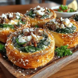 Puff pastry rolls are a culinary delight that can elevate any dining experience, whether it’s a casual get-together or a formal celebration. Their versatility makes them suitable for various occasions, from appetizers to snacks and even light meals. Among the myriad of fillings that can be tucked into these flaky pastries, the classic combination of spinach and feta stands out. This duo not only offers a harmonious blend of flavors but also brings a touch of Mediterranean charm to your table. With the ease of preparation that puff pastry affords, crafting these spinach and feta puff pastry rolls is both a delightful and rewarding endeavor.