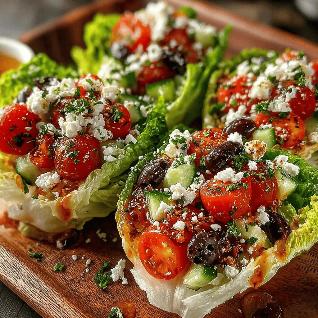 Embrace the vibrant flavors of the Mediterranean with our refreshing Greek Salad Lettuce Wraps. This recipe serves as a perfect light meal or appetizer, bringing together fresh vegetables, tangy feta cheese, and zesty dressing, all wrapped in crisp lettuce. Not only is it a visually appealing dish, but it's also packed with nutrients, making it an ideal choice for health-conscious eaters. In this article, we will explore the ingredients, preparation steps, and tips for making the most out of this delightful dish.
