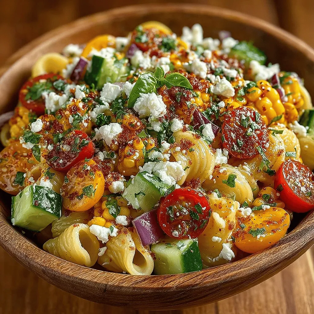 The Sweet Corn & Feta Fiesta Pasta Salad is a vibrant and refreshing dish that epitomizes the essence of summer gatherings. Whether you are organizing a backyard barbecue, attending a potluck, or simply looking for a light and satisfying lunch, this pasta salad ticks all the boxes. With its harmonious blend of fresh ingredients, lively flavors, and effortless preparation, this recipe is sure to become a go-to favorite. Not only does it tantalize the taste buds, but it also offers a nutritious balance of vegetables, grains, and proteins, making it a wholesome option for any occasion.
