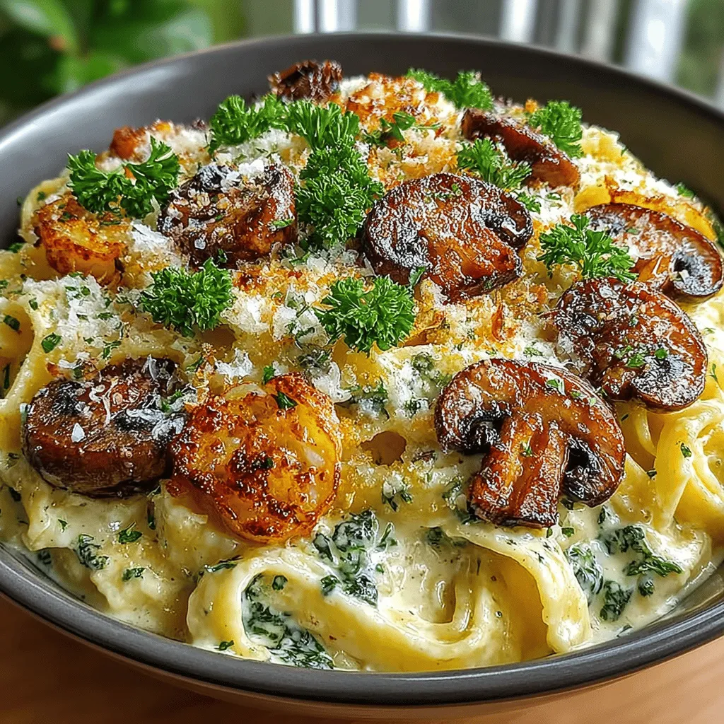 To truly appreciate Creamy Roasted Garlic Mushroom Pasta, one must delve into its rich flavor profile. Roasted garlic serves as the cornerstone of this dish, delivering a mellow sweetness that contrasts beautifully with its raw counterpart. The roasting process caramelizes the garlic, resulting in a smooth, buttery texture that enhances the overall taste of the sauce.