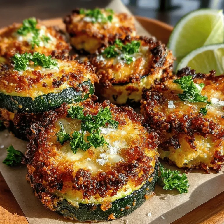 Zucchini has quickly gained a reputation as one of the most versatile vegetables in kitchens around the world. This summer squash, often celebrated for its subtle flavor and adaptability, can be incorporated into an array of dishes, from salads to stir-fries. However, when it comes to snacking or entertaining, zucchini shines brightest in the form of Crispy Zucchini Parmesan Bites. This recipe transforms the humble vegetable into a crunchy, cheesy delight that appeals to both kids and adults alike. Whether served as an appetizer at a gathering or a healthy snack for movie night, these bites are sure to be a hit.