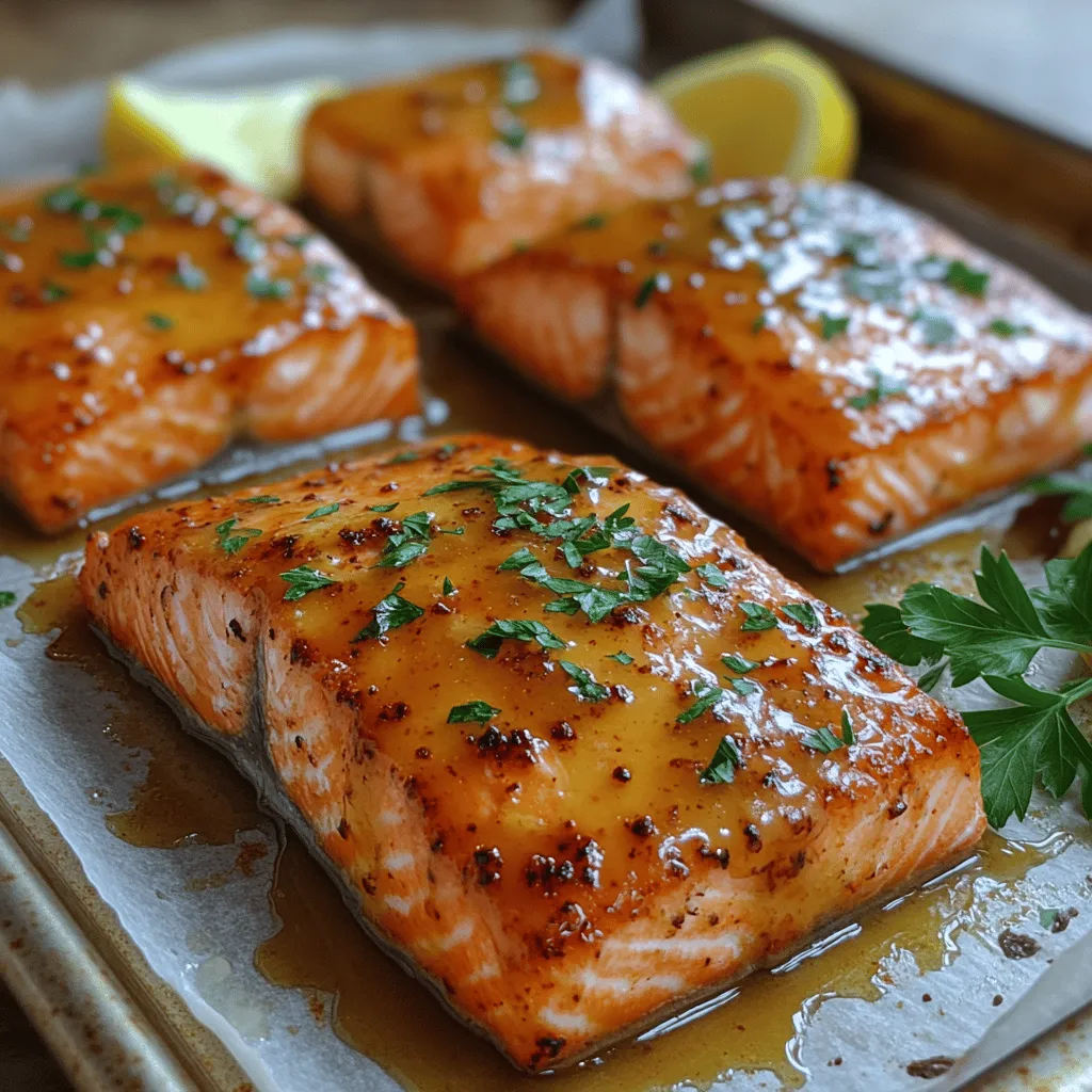The star of this dish is, of course, the salmon. Renowned for its rich flavor and tender texture, salmon is a favorite among seafood lovers. It is packed with nutrients, particularly omega-3 fatty acids, which are known for their heart-healthy benefits. Additionally, salmon is an excellent source of high-quality protein, vitamin D, and selenium, making it a wholesome choice for any meal. This recipe elevates the natural flavors of the fish, creating a delightful balance that appeals to a wide range of palates.