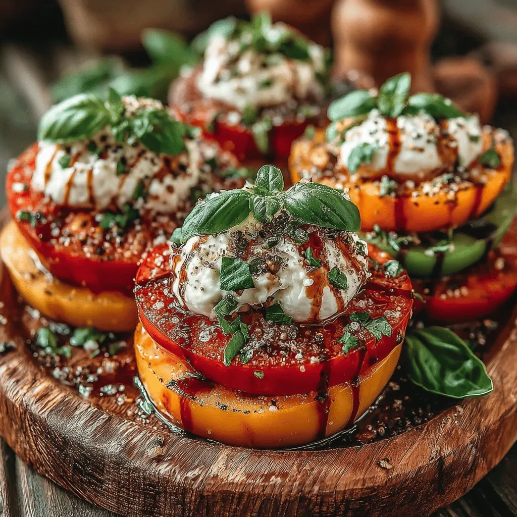 To create a stunning Tomato Peach Burrata Salad, begin by properly preparing your ingredients. Start with the tomatoes and peaches, as they are the stars of this dish.