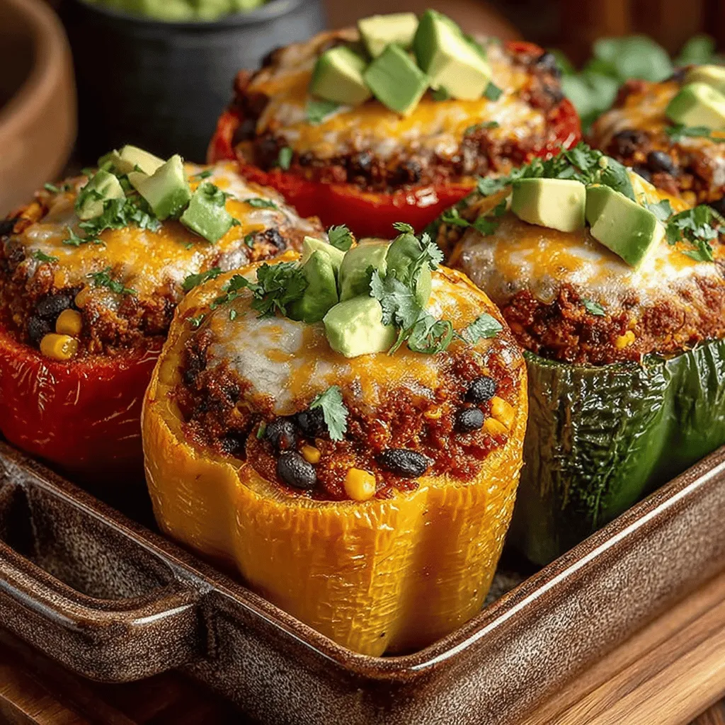 Stuffed bell peppers hold an enticing charm that has made them a beloved dish across numerous cuisines. These colorful peppers serve as a fantastic vessel for a variety of fillings, making them incredibly versatile. Not only do they add a delightful crunch and sweetness, but they also pack a nutritional punch. Bell peppers are rich in vitamins A and C, antioxidants that support immune health and skin vitality. Their natural sweetness complements a wide range of fillings, from grains and beans to meats and cheeses, allowing for endless creativity in the kitchen.