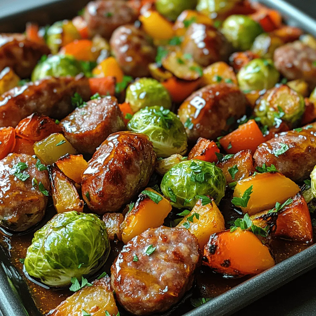 When it comes to quick and satisfying meals, few things compare to the convenience and deliciousness of a one-pan dish. The Sweet Glazed Sausage and Veggie Sheet Pan recipe is a perfect example of how a simple combination of ingredients can transform into a vibrant and flavorful dinner. This recipe not only saves you precious time in the kitchen but also showcases a delightful array of seasonal vegetables, making it a favorite among home cooks and busy families alike.
