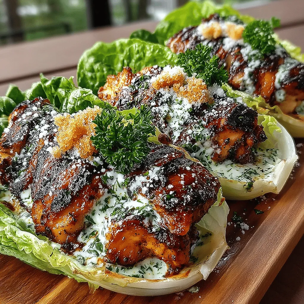 The Caesar salad is a beloved classic that has graced tables around the world for decades. With its creamy dressing, crunchy romaine, and savory toppings, it’s no wonder that it has become a staple in many households. However, as health-conscious eating continues to gain popularity, there has been a significant shift toward lighter, more versatile meal options. Enter Grilled Chicken Caesar Lettuce Wraps—an innovative take on the traditional Caesar salad that combines the best of both worlds.