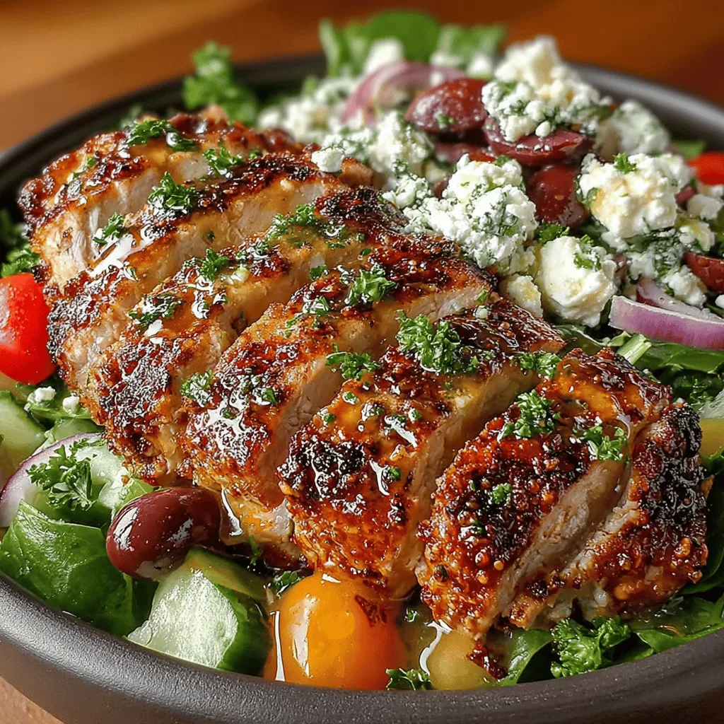 After grilling your chicken, it's essential to let it rest for a few minutes before slicing. This step is crucial as it allows the juices to redistribute throughout the meat, resulting in a more flavorful and moist chicken. If you slice the chicken immediately after grilling, the juices will run out, leaving you with dry pieces. Ideally, let your grilled chicken rest on a cutting board, covered loosely with aluminum foil, for about 5 to 10 minutes. While the chicken rests, you can prepare the salad and dressing, ensuring a seamless assembly once the chicken is ready.