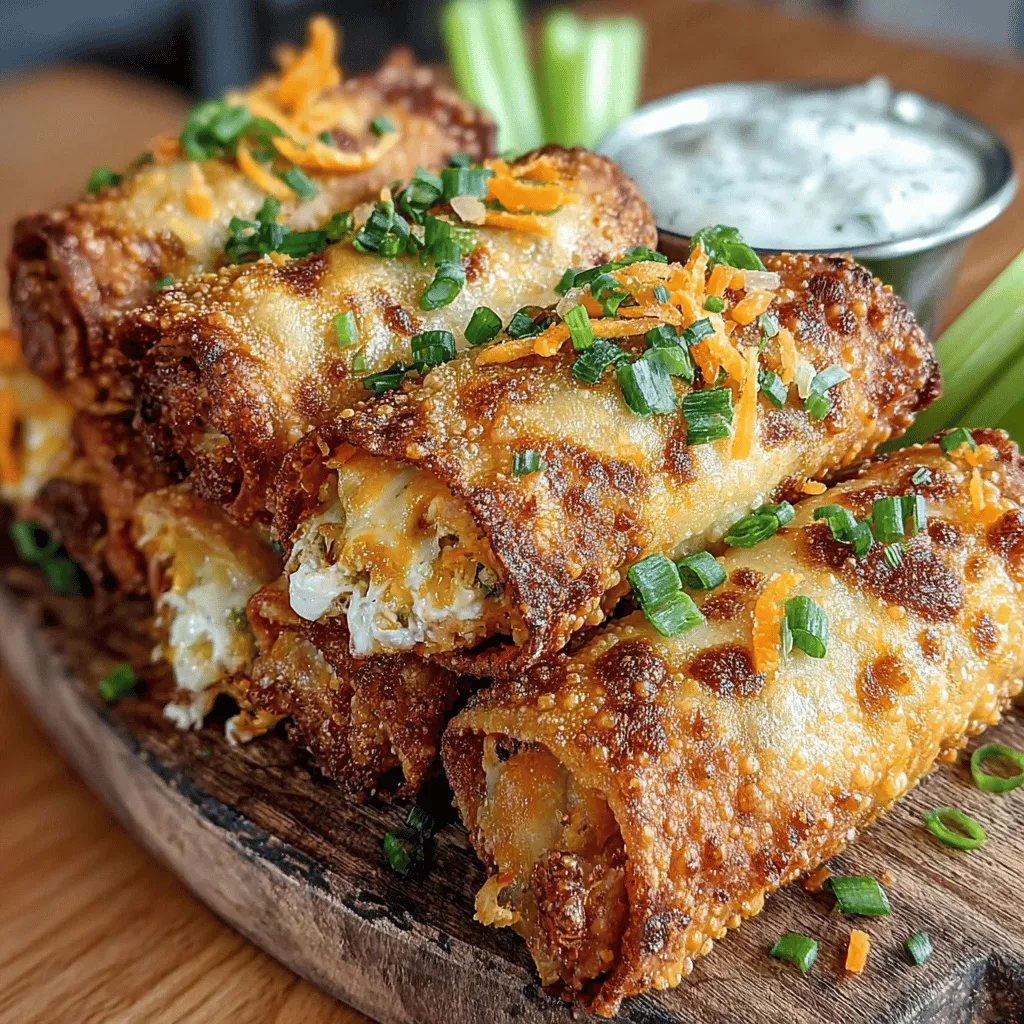 If you’re looking to elevate your appetizer game, look no further than Baked Buffalo Chicken Egg Rolls. This innovative dish combines the bold, spicy flavors of buffalo chicken with the delightful crunch of crispy egg roll wrappers, making it a must-try for any home cook. Perfect for gatherings, game days, or even a cozy night in, these egg rolls promise to impress your guests and satisfy your craving for something deliciously different.