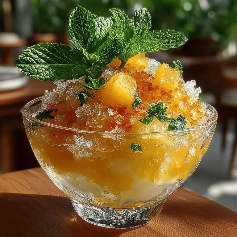 As the sun shines brightly and the temperatures rise, there's nothing quite as refreshing as a scoop of sorbet. The Tropical Paradise Pineapple Sorbet is a perfect embodiment of summertime bliss, showcasing the vibrant flavors of fresh pineapple. This delightful treat not only quenches your thirst but also transports you to a tropical getaway with every spoonful. Made from simple, wholesome ingredients, this sorbet is an ideal choice for a light dessert or a refreshing palate cleanser after a meal.