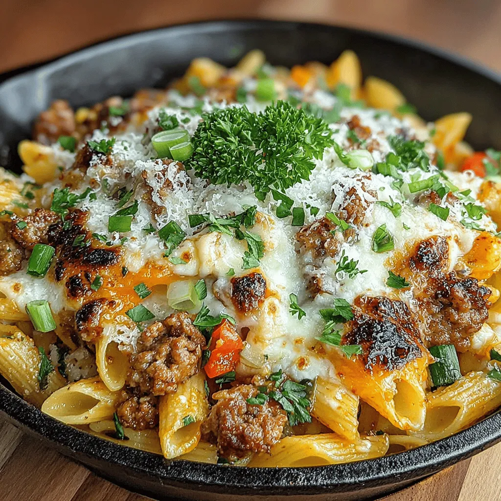When it comes to weeknight meals, few dishes can rival the deliciousness and simplicity of the Buffalo Bliss Turkey Pasta Skillet. This vibrant and hearty dish brings together the spicy, tangy notes of buffalo sauce with the satisfying comfort of pasta, creating a meal that promises to please both palate and appetite. Whether you’re a busy professional, a parent juggling family schedules, or simply someone looking for an easy yet flavorful dinner, this recipe is your go-to solution. Not only does it come together in a breeze, but it also caters to a variety of dietary preferences, making it an ideal choice for families and individuals alike.