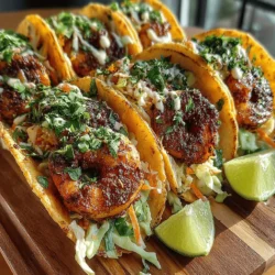 Shrimp tacos have surged in popularity in modern cuisine, captivating food lovers with their fresh taste and delightful textures. The combination of succulent shrimp, zesty seasonings, and vibrant toppings makes these tacos a standout choice for summer gatherings or a quick weeknight dinner. With each bite, you experience a burst of flavor that is both satisfying and refreshing. This recipe for Zesty Shrimp Tacos with Lemon Slaw promises to tantalize your taste buds and leave you craving more.