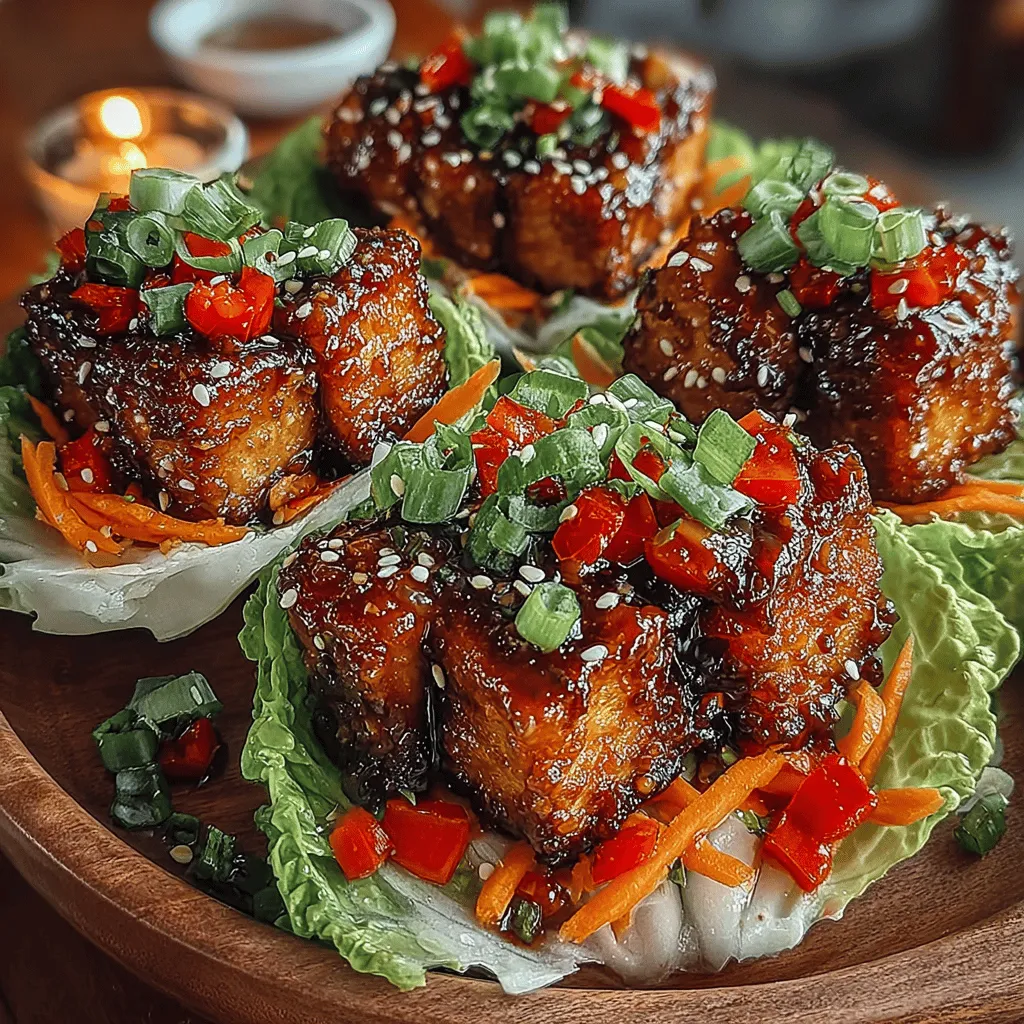 When it comes to sweetening your blueberry glaze for Tofu Lettuce Wraps, both honey and maple syrup are excellent choices, each imparting a unique flavor profile. Honey is often favored for its floral notes and rich sweetness, making it a versatile ingredient in both savory and sweet dishes. However, it’s essential to note that honey is not vegan, which may limit its use for some dietary preferences.