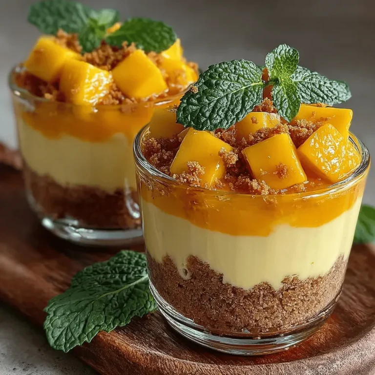 As the temperature rises and summer days stretch longer, the craving for refreshing desserts often takes center stage. No-bake desserts, in particular, have gained popularity for their ease of preparation and delightful flavors. They provide an ideal way to indulge your sweet tooth without the need for an oven, making them perfect for warm weather entertaining. Among the myriad of no-bake options, the Tropical Delight No-Bake Mango Cheesecake Cups stand out as an exceptionally refreshing treat.
