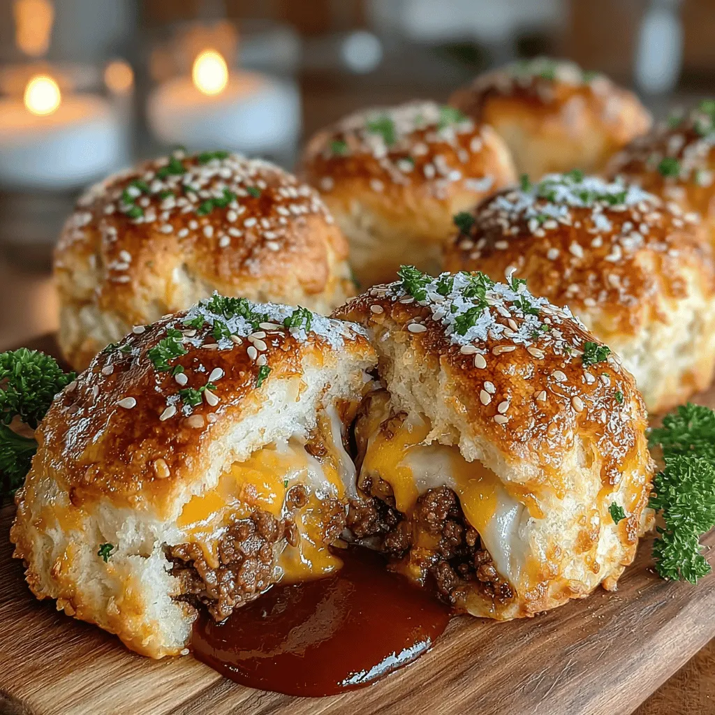 Before diving into the preparation of Loaded Cheeseburger Biscuit Bombs, it's essential to familiarize yourself with the key ingredients that contribute to their mouthwatering flavor.