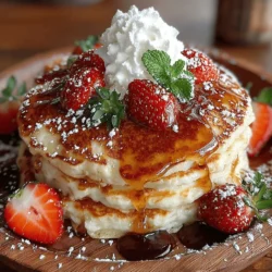 There’s something undeniably special about a stack of warm pancakes on a leisurely weekend morning. For my family, it’s more than just breakfast; it’s a cherished tradition that brings us together. I can still remember the aroma of pancakes wafting through the house as a child, waking up to the sound of sizzling and laughter in the kitchen. Those moments are etched in my memory, and now, as an adult, I find joy in recreating those experiences for my own family.