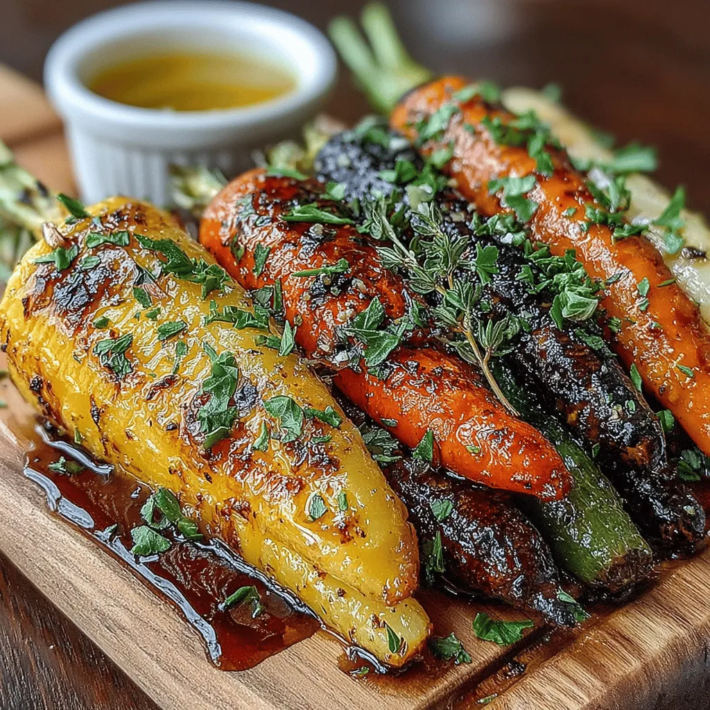Roasted carrots are a culinary delight, celebrated for their natural sweetness and versatility. Whether served as a side dish, incorporated into salads, or enjoyed on their own, roasted carrots can transform any meal into a vibrant feast. Their deepening flavors when caramelized in the oven create a comforting experience that appeals to both kids and adults alike. Among the various ways to prepare this root vegetable, the honey-glazed version stands out as a particularly enticing option. The addition of honey not only enhances the carrots' sweetness but also introduces a delightful glaze that makes them irresistible.