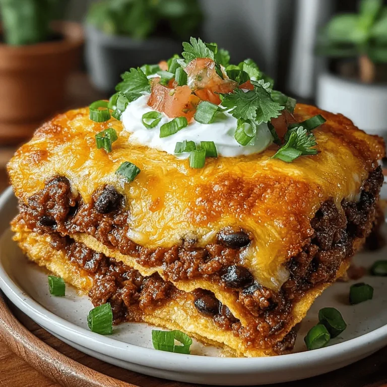 There's something magical about a warm, cheesy casserole that brings families together. Often, the kitchen is the heart of a home, where aromas wafting from the oven create an inviting atmosphere. Growing up, my kitchen was often filled with the tantalizing scent of cheesy enchiladas baking, a dish my mom prepared with love and a hint of spice. Those cozy evenings spent around the dinner table, sharing stories and laughter, are some of my fondest memories. Today, I’m excited to recreate that comfort and joy with a delicious Cheesy Ground Beef Enchilada Casserole. This dish is not only easy to make but also packed with flavor, making it perfect for busy weeknights or a weekend family gathering.