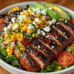 Indulging in a fresh and vibrant salad during the summer months is a delightful way to enjoy seasonal produce while satisfying your taste buds. The Sizzling Summer Steak Salad with Corn Salsa combines juicy ribeye steak, colorful vegetables, and a zesty corn salsa that captures the essence of summer. This dish not only tantalizes your palate but also showcases the best of what summer has to offer, making it a perfect choice for outdoor gatherings, family dinners, or a refreshing meal on a warm evening. In this article, we will guide you through the process of creating this flavorful dish, detailing each component and offering insights into the benefits of using fresh ingredients.