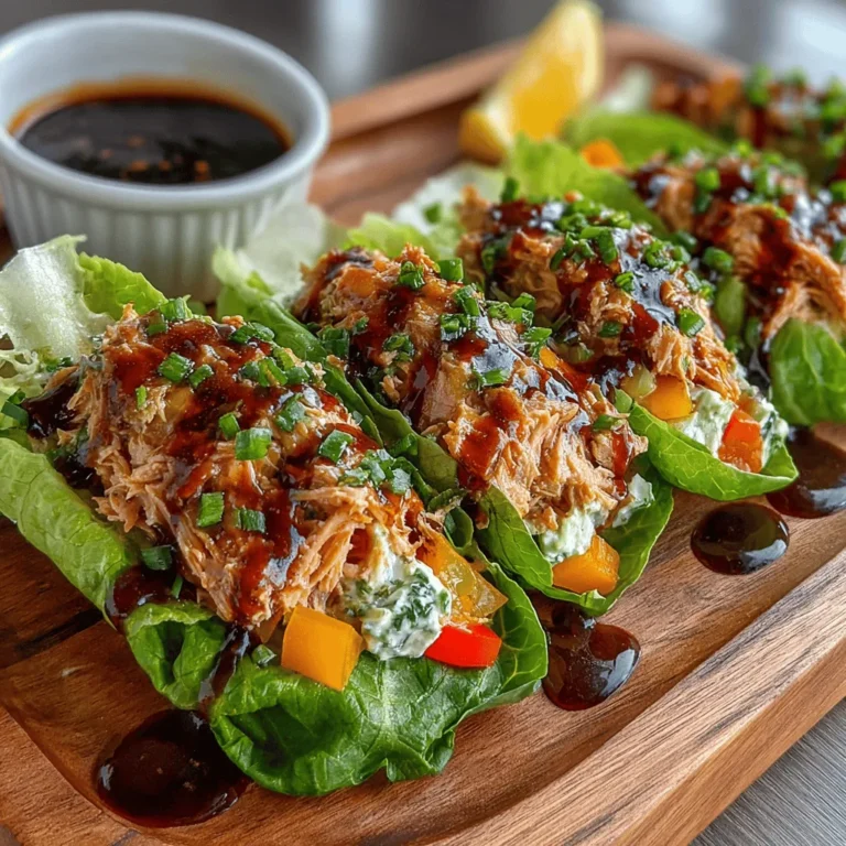 In recent years, the emphasis on healthy eating has surged, with more individuals gravitating toward light meals that are both nutritious and satisfying. As people become increasingly aware of the benefits of incorporating fresh ingredients into their diets, recipes that marry flavor with health have gained popularity. One such recipe that stands out is Tuna Lettuce Wraps with Blueberry Glaze. This dish not only delivers a delightful combination of tastes but also offers an abundance of essential nutrients, making it an ideal choice for a light lunch or a quick dinner.