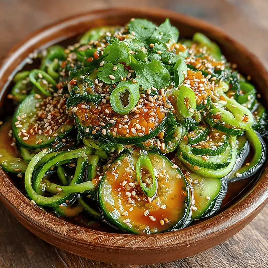 In the realm of vibrant, healthy dishes, Crunchy Asian Sesame Cucumber Noodles stand out as a refreshing and satisfying option. This dish seamlessly combines the crispness of cucumbers with the rich, umami flavors characteristic of Asian cuisine. Perfect as a light lunch, a side dish, or even a main course, these noodles offer a delightful balance of taste and texture that appeals to both the health-conscious and food enthusiasts alike.