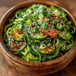 In the realm of vibrant, healthy dishes, Crunchy Asian Sesame Cucumber Noodles stand out as a refreshing and satisfying option. This dish seamlessly combines the crispness of cucumbers with the rich, umami flavors characteristic of Asian cuisine. Perfect as a light lunch, a side dish, or even a main course, these noodles offer a delightful balance of taste and texture that appeals to both the health-conscious and food enthusiasts alike.