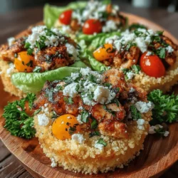 Zesty Lemon Basil Chicken Couscous Cups
