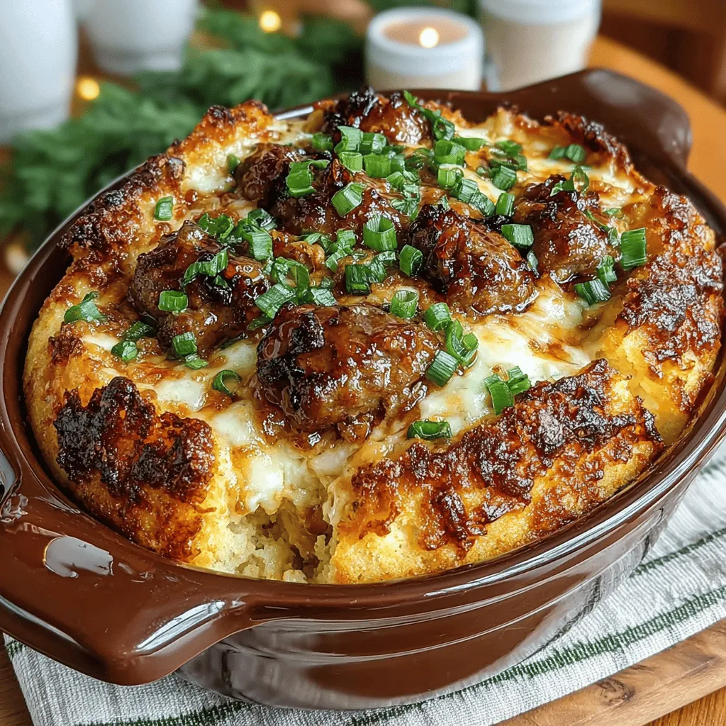 When it comes to comfort food, few dishes evoke the same level of nostalgia and satisfaction as a hearty casserole. Among the myriad of casserole options available, the Savory Sausage & Cheddar Grits Casserole stands out as a southern classic that perfectly melds rich flavors and delightful textures. This dish not only warms the soul but also brings a sense of homeliness to any breakfast or brunch table. Whether you're hosting a weekend gathering or simply looking to treat yourself on a quiet morning, this casserole serves as a versatile and crowd-pleasing option that is sure to impress.