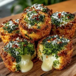 When it comes to satisfying snacks or appetizers, few dishes can rival the delightful combination of cheese and fresh vegetables. Enter Cheesy Broccoli Bites Delight—a mouthwatering recipe that perfectly blends the earthy flavors of broccoli with the rich, creamy taste of cheese. These bites are not only delicious but also packed with nutrition, making them an ideal choice for health-conscious eaters or anyone looking to elevate their snack game. Whether served at a gathering, as a party appetizer, or simply enjoyed at home, Cheesy Broccoli Bites are sure to impress.