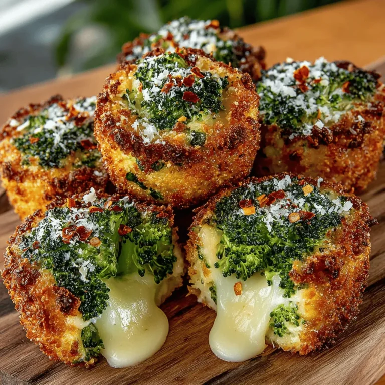 When it comes to satisfying snacks or appetizers, few dishes can rival the delightful combination of cheese and fresh vegetables. Enter Cheesy Broccoli Bites Delight—a mouthwatering recipe that perfectly blends the earthy flavors of broccoli with the rich, creamy taste of cheese. These bites are not only delicious but also packed with nutrition, making them an ideal choice for health-conscious eaters or anyone looking to elevate their snack game. Whether served at a gathering, as a party appetizer, or simply enjoyed at home, Cheesy Broccoli Bites are sure to impress.