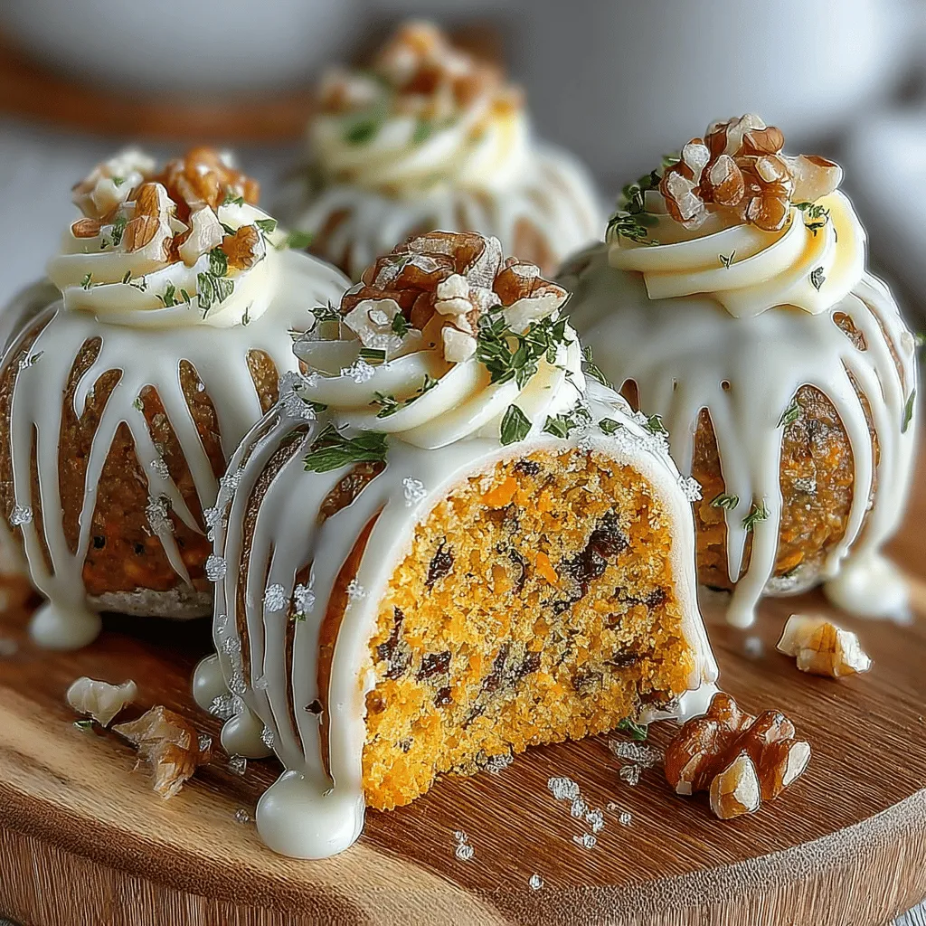 Frosty Carrot Cake Cream Bites are a delightful treat that reimagines traditional carrot cake in a fun, bite-sized format. These creamy, frosty morsels offer a refreshing twist on the classic dessert, perfectly blending the rich flavors of carrot cake with a cool, smooth finish. Ideal for any occasion, whether you’re hosting a gathering, celebrating a special event, or simply indulging in a sweet snack, these bites are sure to impress your guests and satisfy your sweet tooth.