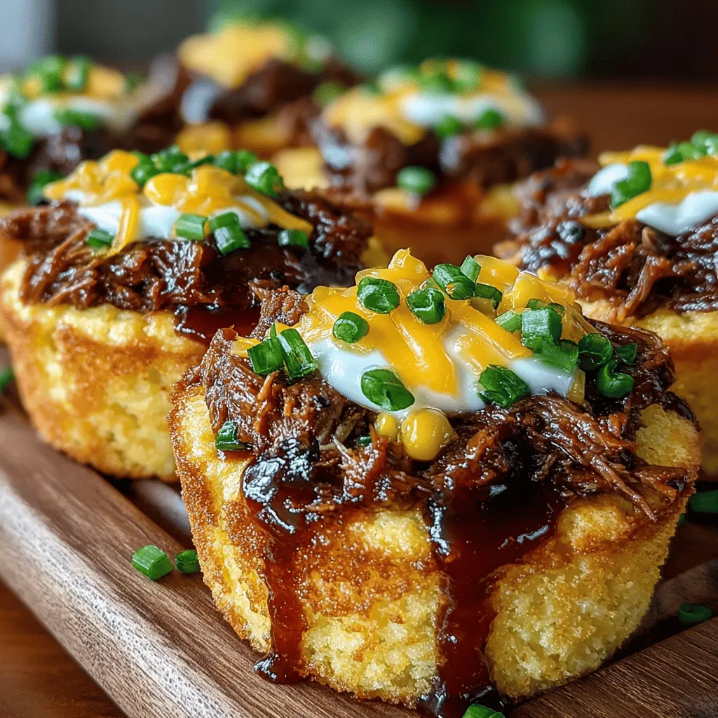 Imagine the perfect bite-sized treat that seamlessly blends the sweetness of corn muffins with the savory, smoky flavor of BBQ pulled chicken. The Mini BBQ Pulled Chicken Corn Muffins recipe offers just that, making it a delightful option for any occasion. Whether you’re hosting a gathering, looking for a unique snack, or simply want to impress your family with something special, these muffins are versatile enough to serve as appetizers, party treats, or even a cozy meal.