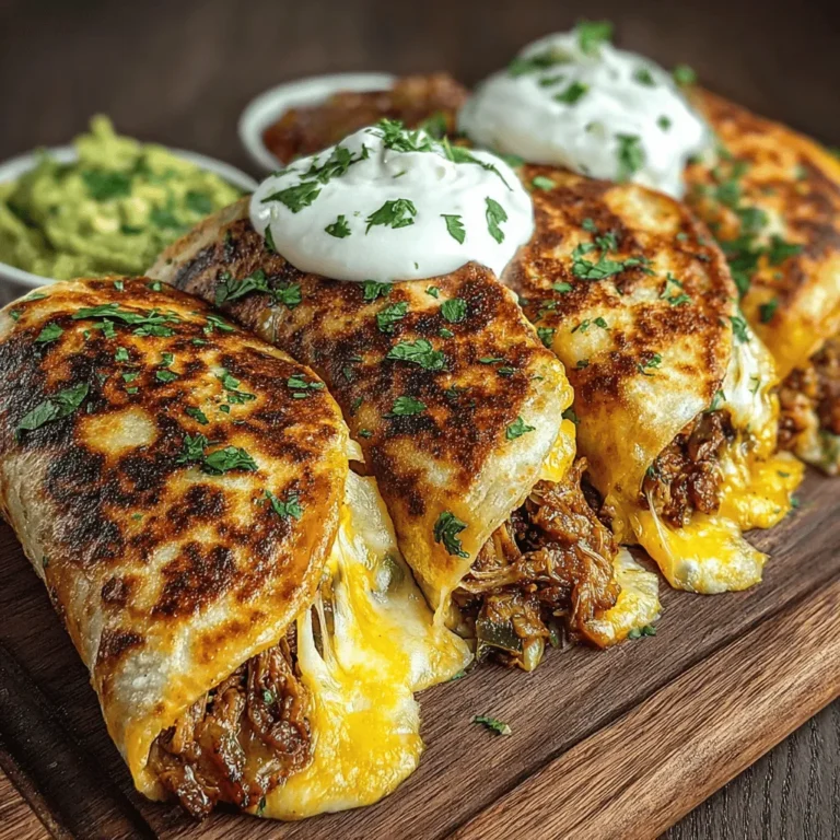 In the fast-paced world we live in, finding a meal that is both delicious and simple to prepare is a treasure. Enter the Zesty Green Chili Turkey Quesadilla, a dish that not only satisfies the taste buds but also fits seamlessly into busy weeknights or laid-back gatherings. This recipe is a celebration of flavors that combines lean turkey, zesty green chilies, and a blend of savory cheeses, making it a go-to for those moments when you want something quick yet satisfying.