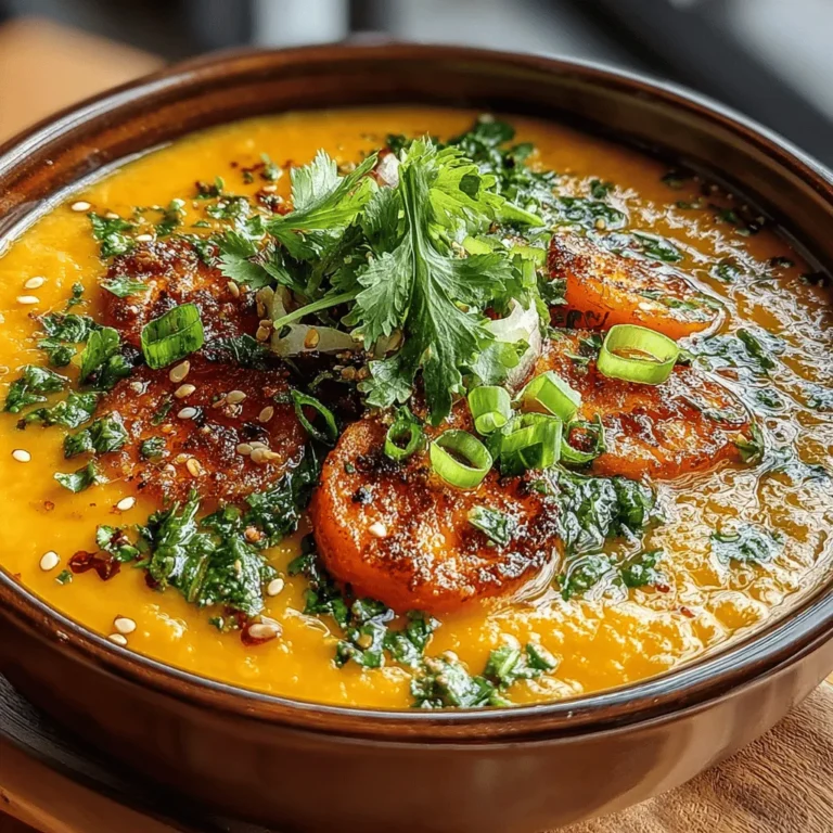 In the world of comfort food, few dishes can rival the warmth and richness of a well-made soup. Carrot Ginger Miso Bliss Soup is not just a meal; it’s an experience that nourishes the body and soul. This delightful blend of fresh carrots, zesty ginger, and savory miso creates a harmonious balance of flavors that is both satisfying and invigorating. Perfect for chilly evenings or as a nourishing lunch option, this recipe is easy to prepare and packed with health benefits.