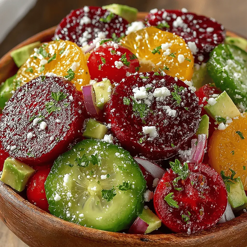 Beets are not just beautiful; they are a nutritional powerhouse packed with essential vitamins, minerals, and antioxidants. Rich in dietary fiber, folate, and vitamin C, beets contribute to overall health while providing significant benefits for heart health and detoxification. Their vibrant hue comes from betalains, which are antioxidants that help reduce inflammation and oxidative stress in the body. Furthermore, beets support liver function, aiding in the detoxification process, making them an ideal ingredient for any detox salad.