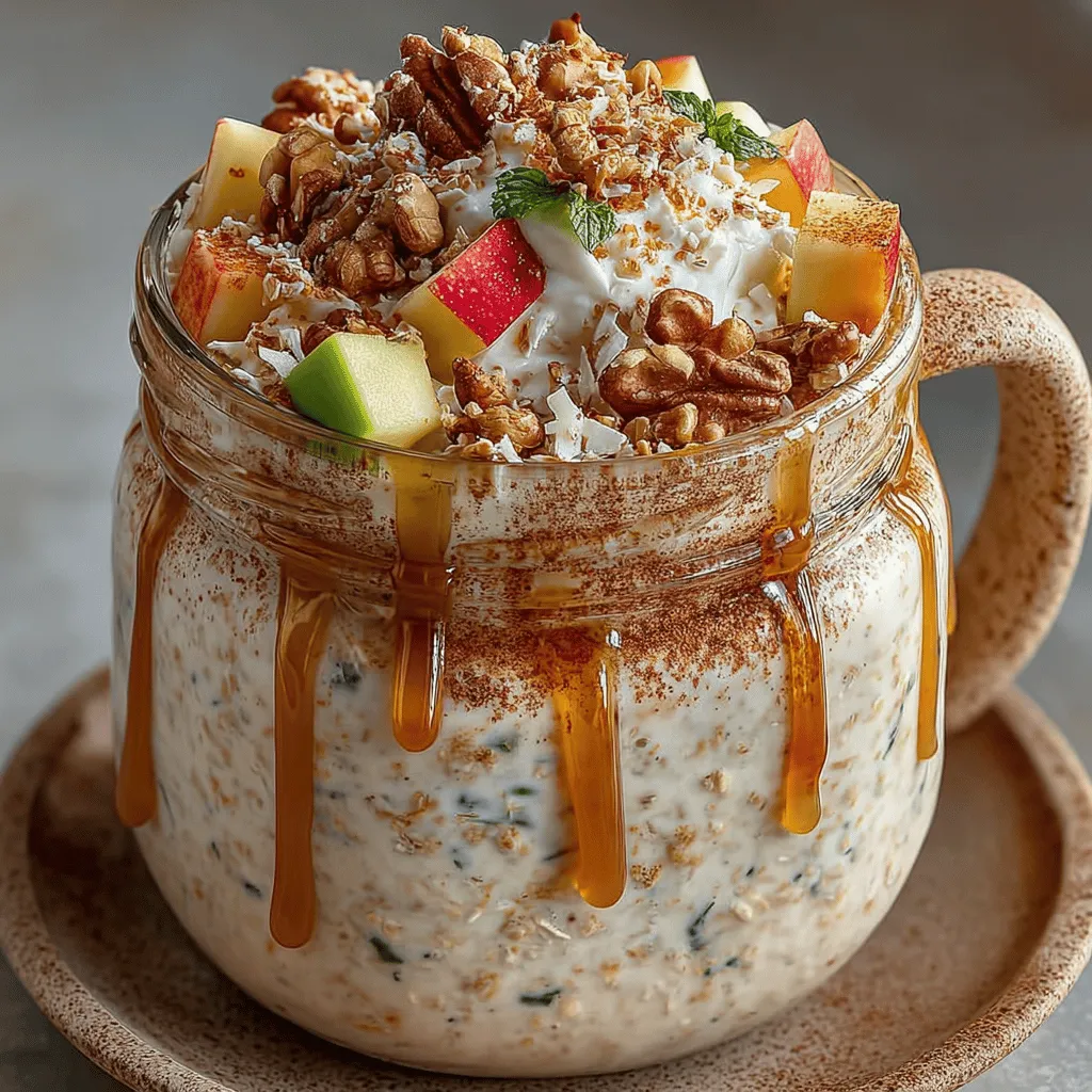 In the fast-paced world we live in, finding a breakfast option that is both nutritious and convenient can be a challenge. Enter overnight oats—a time-saving solution that allows you to prepare a wholesome meal the night before, ready to grab and enjoy on busy mornings. This delightful breakfast trend has gained immense popularity due to its versatility and ease of preparation. Among the many variations, the Cinnamon-Spiced Apple Delight Overnight Oats stand out as a flavorful, comforting option that combines the warm essence of cinnamon with the crisp sweetness of apples.