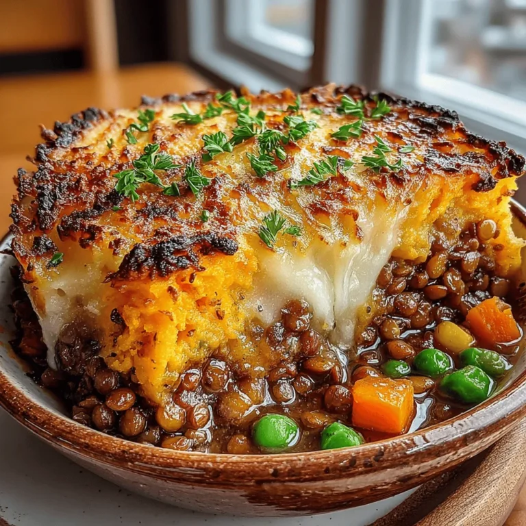 In the world of comfort food, few dishes can rival the warmth and satisfaction of a shepherd's pie. Traditionally made with ground meat and topped with creamy mashed potatoes, shepherd's pie is a beloved classic that evokes feelings of nostalgia and home-cooked goodness. However, as the culinary landscape evolves, many are seeking plant-based alternatives that offer the same hearty satisfaction without sacrificing flavor. Enter the Cozy Lentil and Sweet Potato Shepherd’s Pie, a delightful twist on the traditional recipe that marries hearty lentils with the natural sweetness of mashed sweet potatoes.