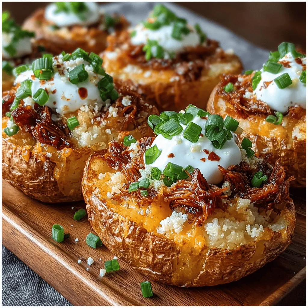 Potato skins have long held a cherished place in the realm of American snacks and appetizers. These crispy, flavorful morsels are not only delightful to eat but also incredibly versatile, making them a popular choice for various occasions, from casual family dinners to lively game day celebrations. Among the myriad of toppings that can adorn potato skins, BBQ chicken stands out as a particularly enticing option. The smoky flavor of the barbecue paired with tender, shredded chicken creates a hearty filling that elevates the humble potato skin into a satisfying dish that can please any crowd.