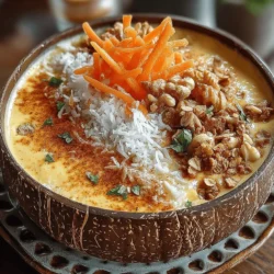 In recent years, smoothie bowls have surged in popularity as a nutritious and visually appealing breakfast or snack option. These vibrant bowls not only offer a delightful array of flavors and textures but also pack a nutritional punch, making them a favorite among health-conscious individuals. One standout in the world of smoothie bowls is the Carrot Cake Smoothie Bowl, a creative and wholesome take on the beloved classic dessert. This recipe marries the comforting flavors of carrot cake with the refreshing qualities of a smoothie, resulting in a dish that is as satisfying as it is nourishing.