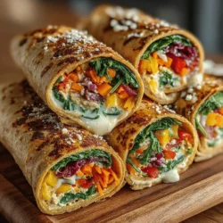 Cheesy Veggie Wraps: A Flavor-Packed Delight