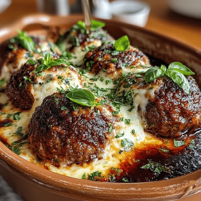 Baked Neapolitan meatballs, or "polpette," are a cherished staple in Italian cuisine, particularly in Naples, where the dish has deep cultural roots. This beloved recipe reflects the heart of Italian cooking—simple, fresh ingredients coming together to create a hearty meal that warms the soul. Traditionally made with a combination of ground beef and pork, these meatballs are not just a protein-packed dish; they are a celebration of flavors, enriched with aromatic herbs and enveloped in a luscious marinara sauce. Whether served over pasta, alongside crusty bread, or simply enjoyed on their own, Neapolitan meatballs offer comfort and satisfaction, making them perfect for family gatherings or weeknight dinners.